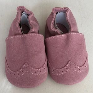 Baby Girl Pink Moccasins Size 2